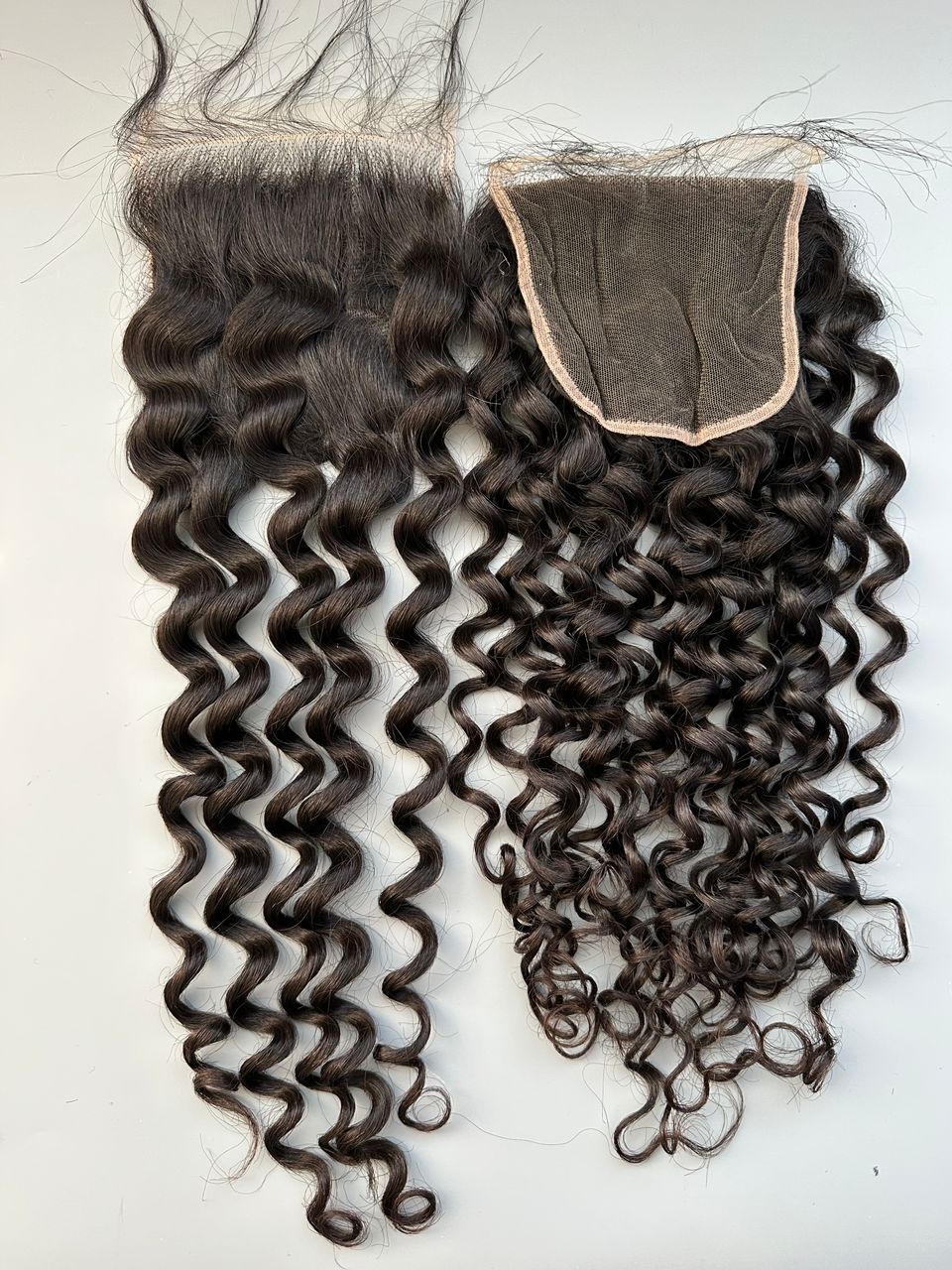 Raw Cambodian Loose Deep Wave HD Lace Closure & Frontal