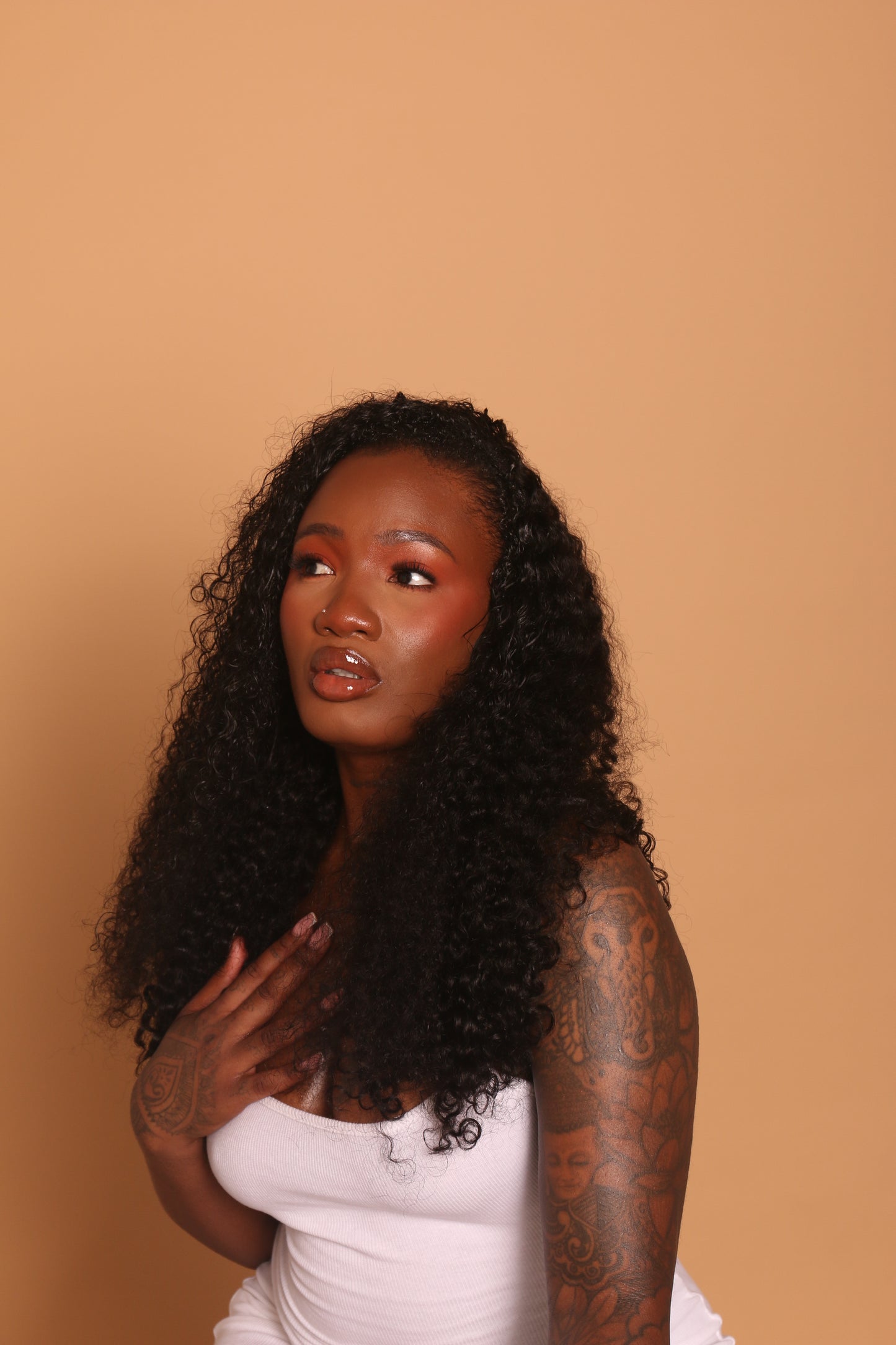 Burmese Curly Flipover Wig