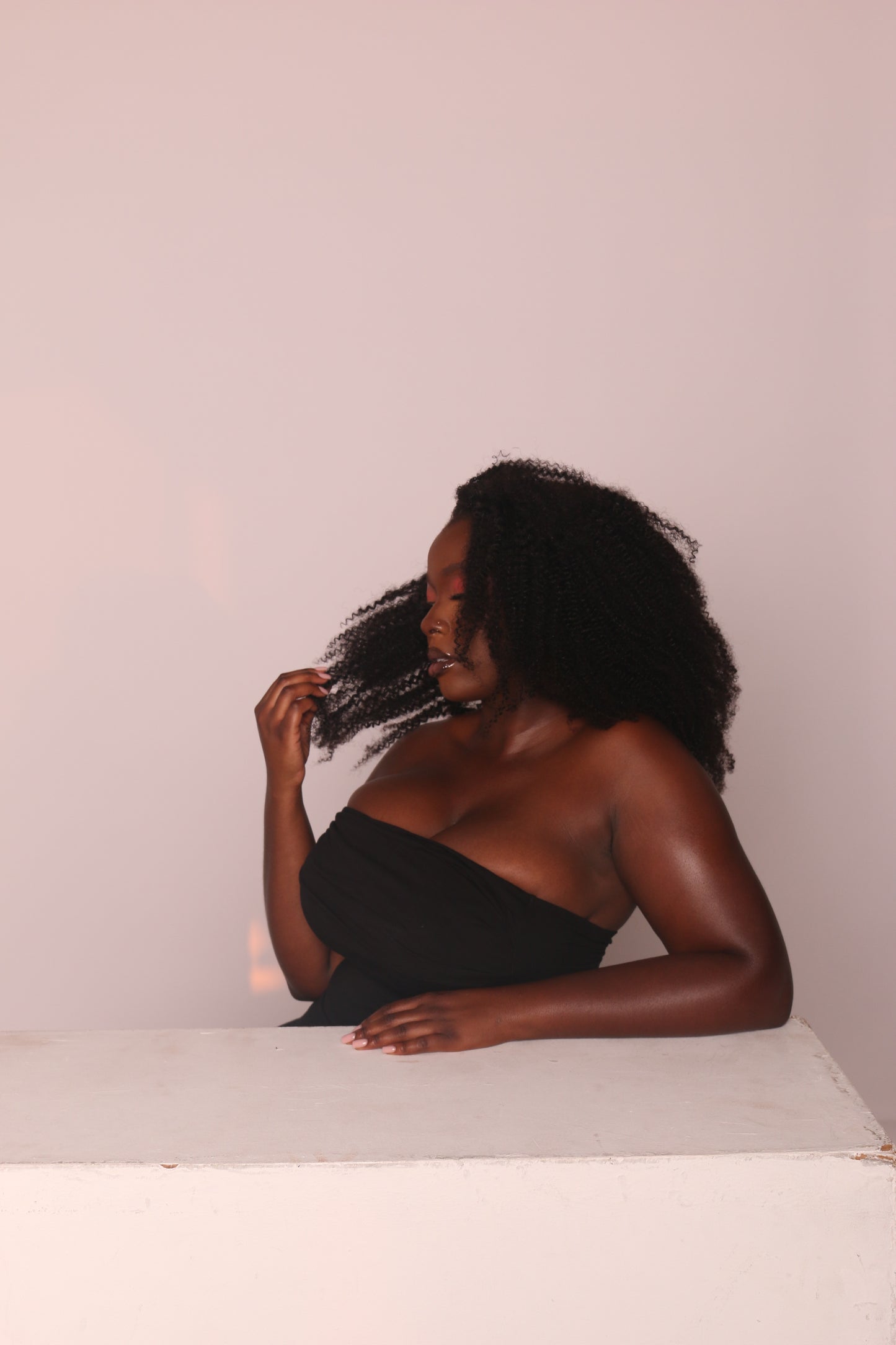 Kinky Curly Flipover Wig