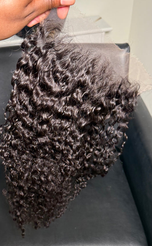 Raw Burmese Curly HD Lace Closure & Frontal