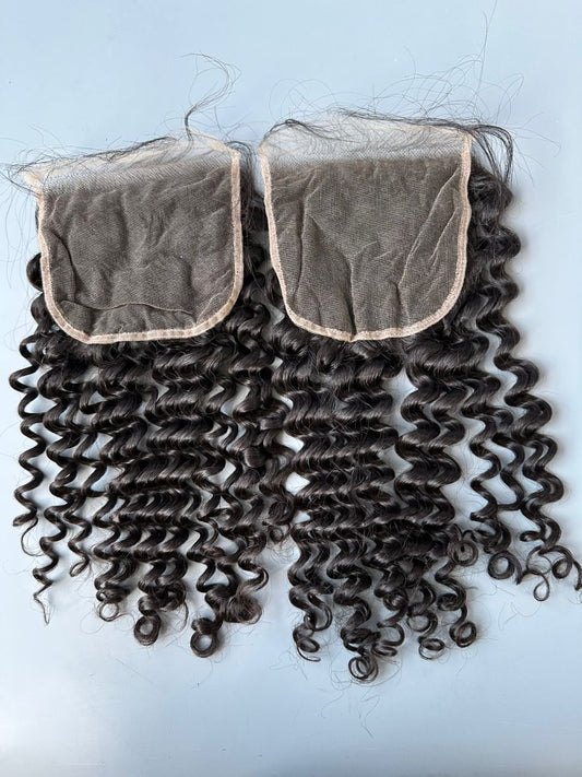 Raw Cambodian Water Wave HD Lace Closure & Frontal